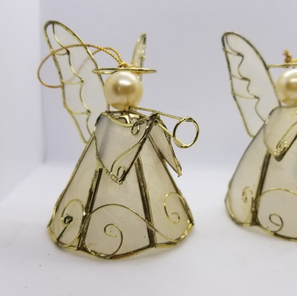 Vintage Acrylic Angel Ornaments (pair) - Picture 2 of 3